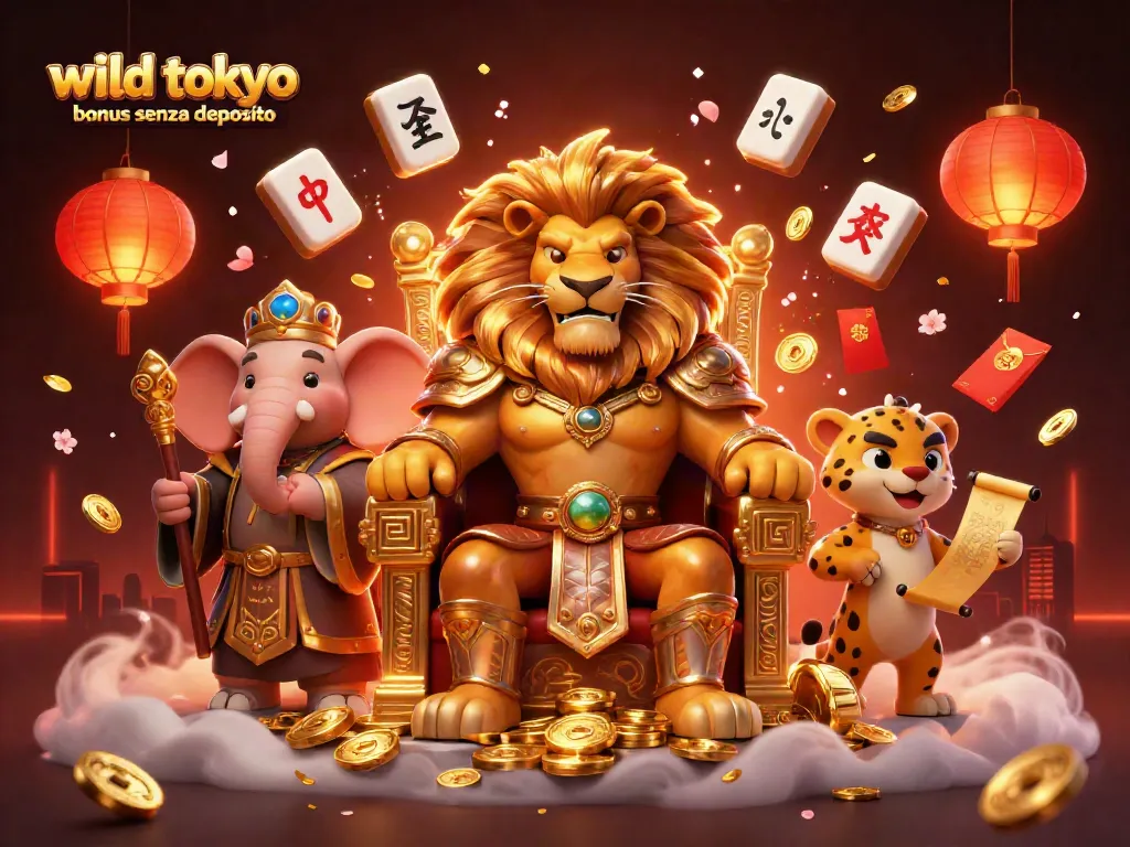 Experience the excitement of wild tokyo bonus senza deposito with vibrant casino characters and dynamic elements.